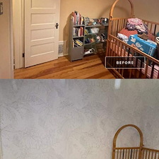 Interior-Remodeling-with-Wallpaper-and-Bookshelves-Performed-in-Denver-CO 1